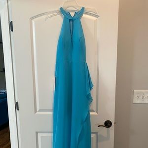 JJ’s House High Low split front dress